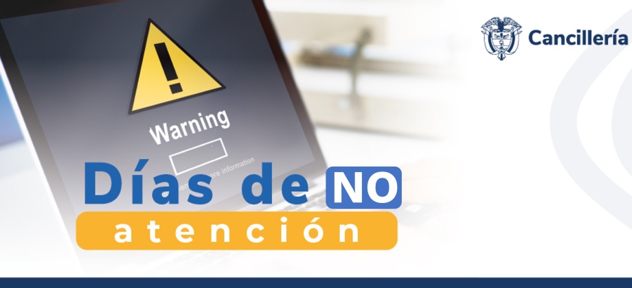 Embajada y consulados de Colombia en España no tendrán atención al público el 12 de octubre de 2023